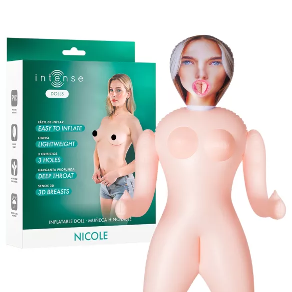 Intense Dolls Nicole - bambola gonfiabile - donna realistica in gomma