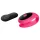 Virgite - vibratore per coppia con telecomando (nero-rosa)