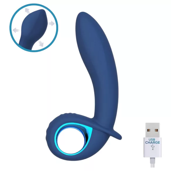 INTOYOU Palha - vibratore ricaricabile e gonfiabile (blu)