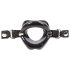 Latetobed - bavaglio in silicone a forma di bocca (nero)