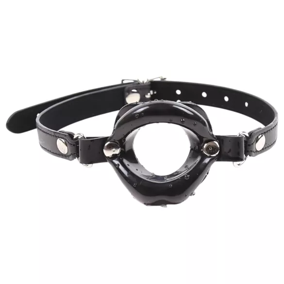 Latetobed - bavaglino bocca in silicone - nero