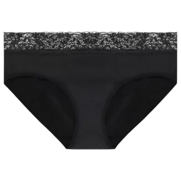 Adalet Natura Super - slip mestruale assorbente - nero - M
