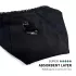 Adalet Natura Super - slip mestruale assorbente - nero - M