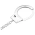 LateToBed - set bondage con manette e plug anale - metallo argento