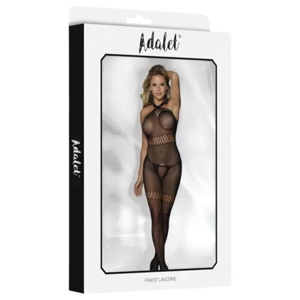 Adalet Kona - body a rete aperto - nero
