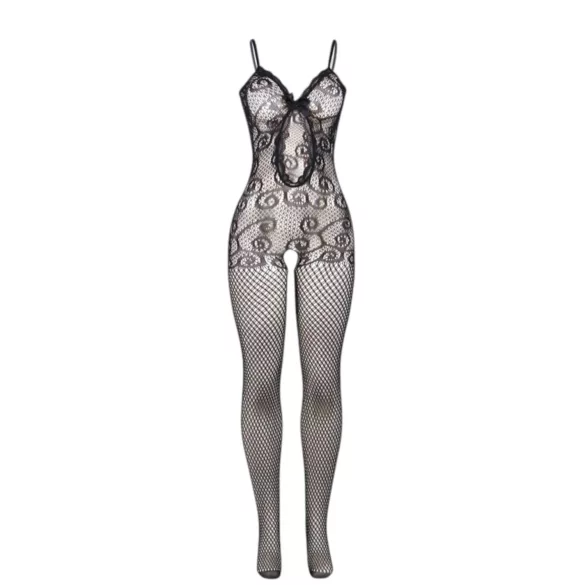 Adalet Many - body in rete con fiocco - nero
