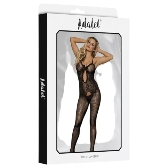 Adalet Many - body in rete con fiocco - nero
