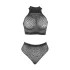 Adalet Marga - set intimo rete - nero