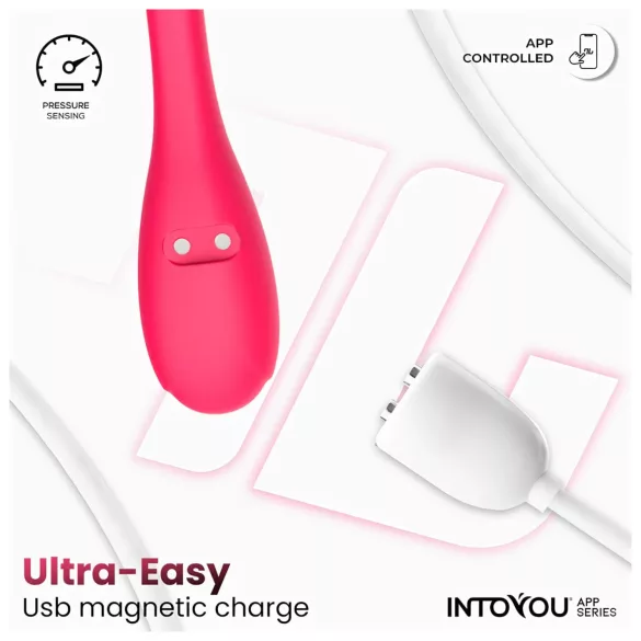 INTOYOU Kyra Pelvic - pallina geisha vibrante con controllo tramite app (rosa)