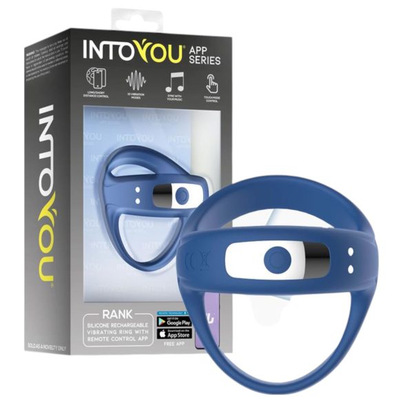 INTOYOU – Anello vibrante intelligente per pene e testicoli (blu)