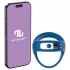 INTOYOU - anello fallico vibrante intelligente - silicone blu