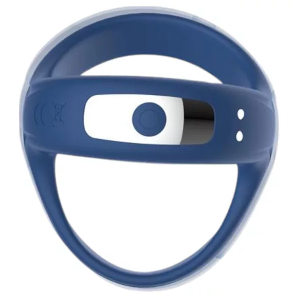 INTOYOU - anello fallico vibrante intelligente - silicone blu