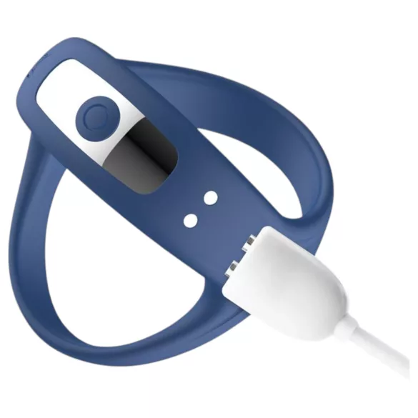 INTOYOU - anello fallico vibrante intelligente - silicone blu