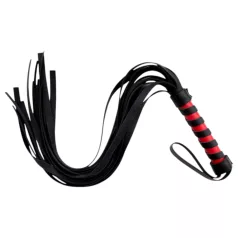 Latetobed - frusta erotica - pelle nera - 45 cm