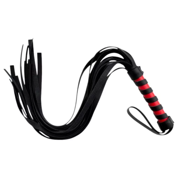 Latetobed - frusta erotica - pelle nera - 45 cm