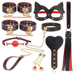 INTOYOU - kit BDSM avanzato - 8 pezzi - nero