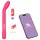 Adalet Gently - vibratore punto G e prostata - ricaricabile silicone rosa