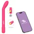 Adalet Gently - vibratore punto G e prostata - ricaricabile silicone rosa
