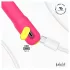 Adalet Gently - vibratore punto G e prostata - ricaricabile silicone rosa