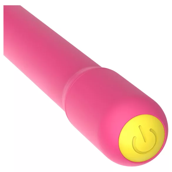 Adalet Gently - vibratore punto G e prostata - ricaricabile silicone rosa