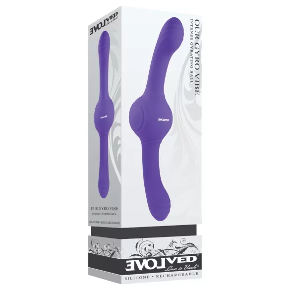 Evolved - vibratore doppio ricaricabile con movimento oscillante