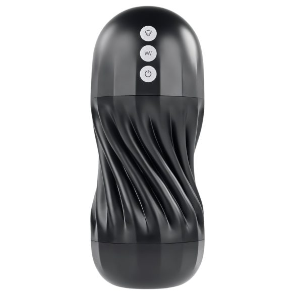 Playboy Solo Stroker - masturbatore a vuoto ricaricabile (nero)