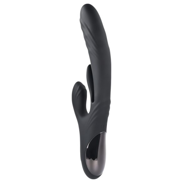 Playboy Rapid Rabbit - vibratore rabbit clitoride ricaricabile - nero
