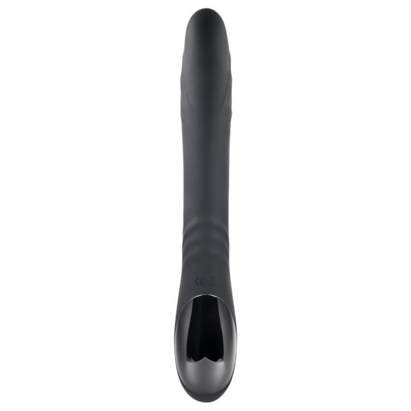 Playboy Rapid Rabbit - vibratore rabbit clitoride ricaricabile - nero