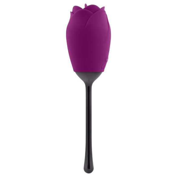 Playboy - vibratore clitorideo lingua ricaricabile impermeabile silicone viola