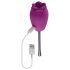 Playboy - vibratore clitorideo lingua ricaricabile impermeabile silicone viola