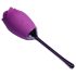 Playboy - vibratore clitorideo lingua ricaricabile impermeabile silicone viola
