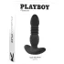 Playboy - vibratore anale ricaricabile a spinta - nero