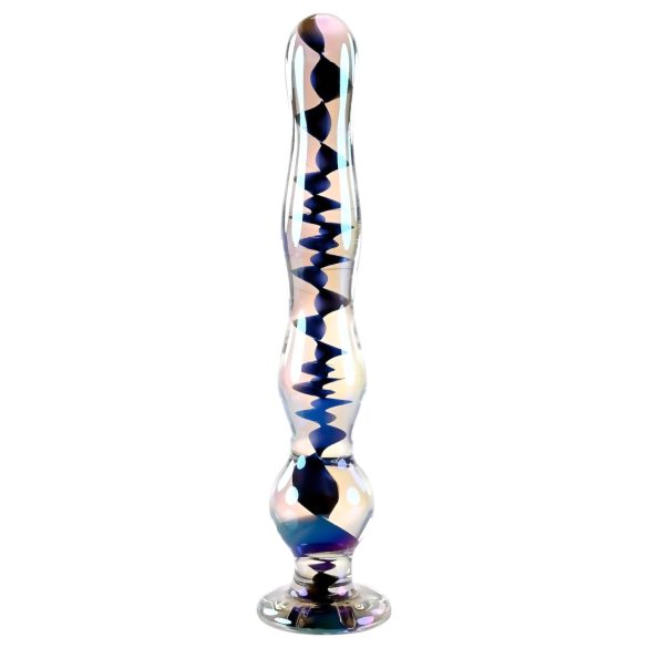 Playboy Gioielli - Dildo in vetro ondulato (trasparente)