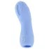 Evolved - vibratore per dita testurizzato - silicone blu