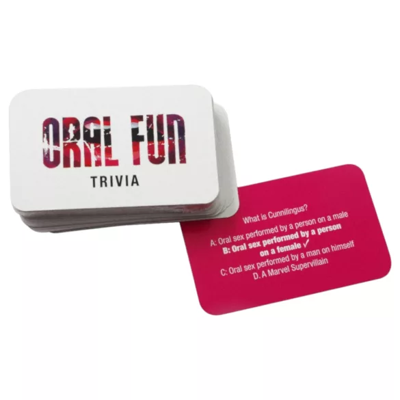 Oral Fun - gioco erotico da tavolo per coppie (in inglese)