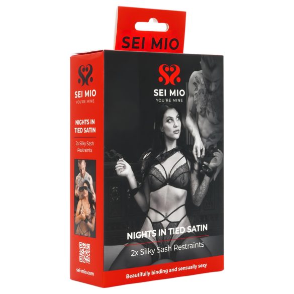 Sii Mio - Lacci in raso nero