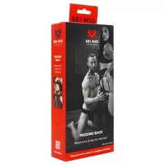 Sei Mio - strap-on con imbracatura regolabile - nero