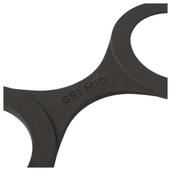 Sei Mio - manette in silicone - L - nero