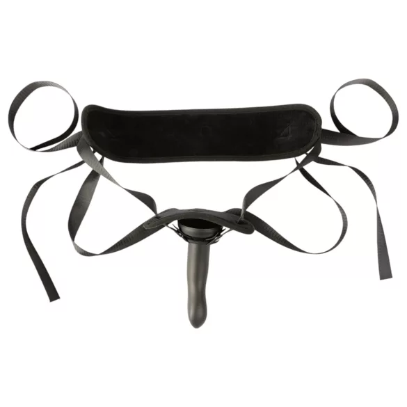 Sei Mio - Strap-on con dildo e imbragatura - 15 cm nero