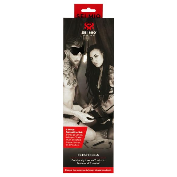 Sei Mio - Set BDSM 5 pezzi - nero