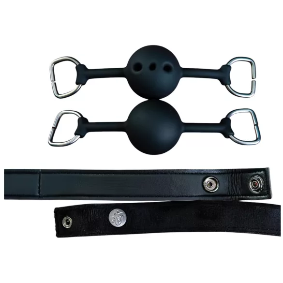 Sei Mio - set di bavaglio a bocca - 2 pezzi - nero