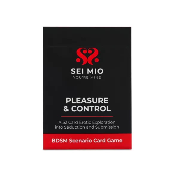 Sei Mio Pleasure & Control - gioco di carte BDSM (52 carte)