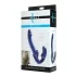 Strap U Revolver II - vibratore indossabile con vibrazione - silicone blu