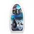 XR Brands - Trinity - cappuccio vibratore per glande con due ovetti (nero/argento)