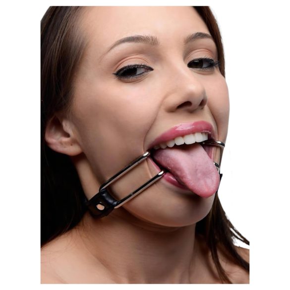 Strict - Gancio distanziatore bocca (nero-argento)