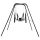 XR Brands – Altalena del piacere con supporto (nera)
