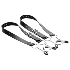 XR Brands - pinza per labbra vaginali - regolabile - nero