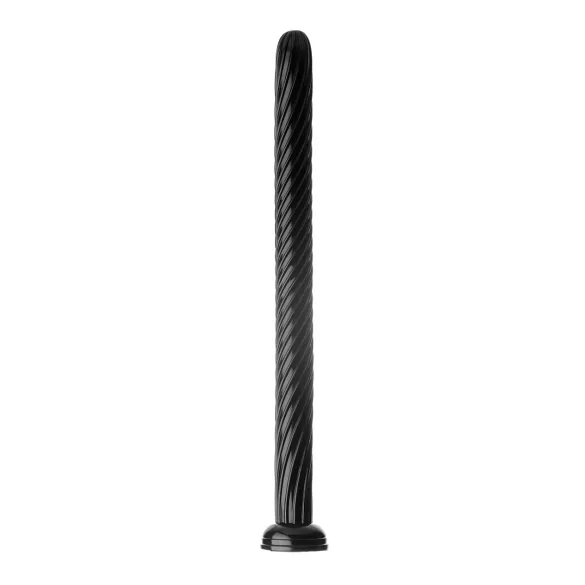 Hosed Spiral Anal Snake 19 - dildo anale ventosa nero