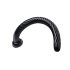 Serpente Anale a Spirale 19 - Dildo Nero con Ventosa