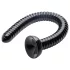 HOSED - dildo anale con ventosa - superficie zigrinata - nero